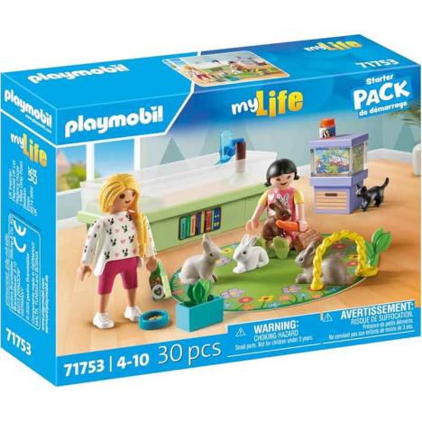 Playmobil 71753 - My Life: Starter Pack Familia de Conejos