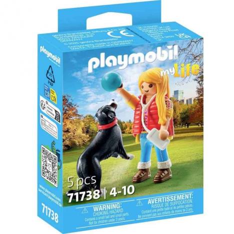 Playmobil 71738 - My Life: Mujer con Perro de Montaña