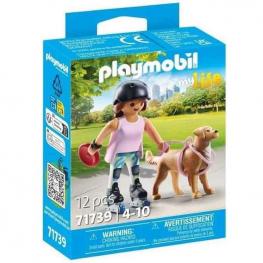 Playmobil 71739 - My Life: Patinadora con Retriever