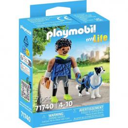 Playmobil 71740 - My Life: Corredor con Border Collie