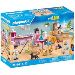 Playmobil 71744 - My Life: Cafetería para Gatos