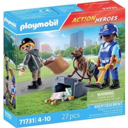 Playmobil 71731 - Action Heroes: Búsqueda Policial