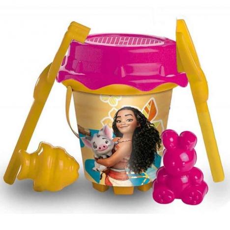 Vaiana Conjunto Cubo Castillo con Moldes