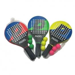 Juego 2 Palas de Madera Padel Beach