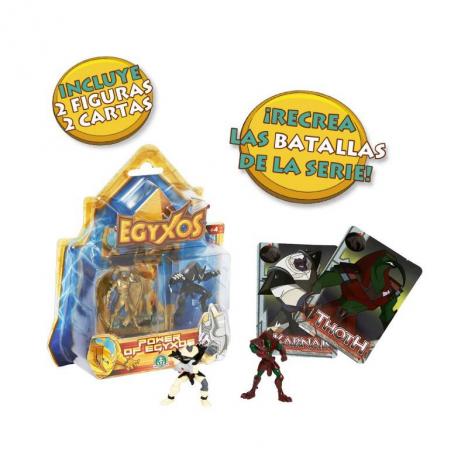 EGYXOS - BLITER 2 FIGURAS + 2 CARTAS