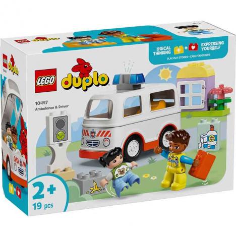 Lego 10447 Duplo - Mi Ciudad Ambulancia y Conductor