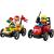 Lego 60458 City - Pack de Coches de Carreras: Pizza vs. Camión de Bomberos