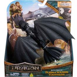 Como Entrenar a tu Dragón Figura Dragón Desdentao con Sonidos de Plasma (Spin Master 6074241)
