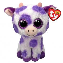 TY Peluche 15cm - Ethel Vaca Morada con Manchas