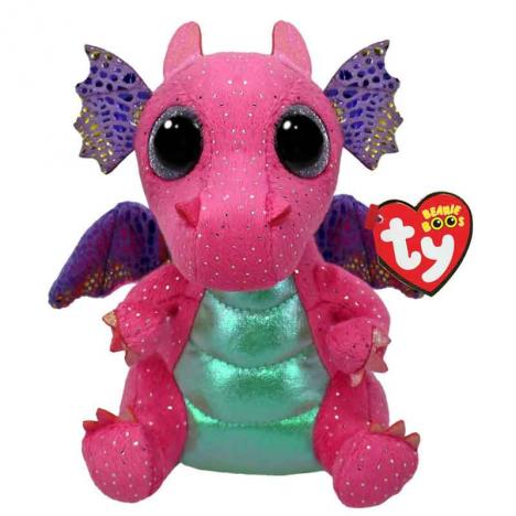 TY Peluche 15cm - Spitfire Dragón Rosa