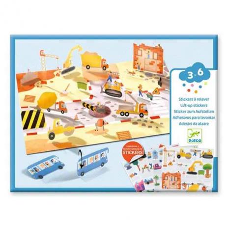 Pegatinas Reposicionables Vehículos (DJECO 30043)