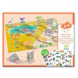 Pegatinas Reposicionables Animales (DJECO 30044)