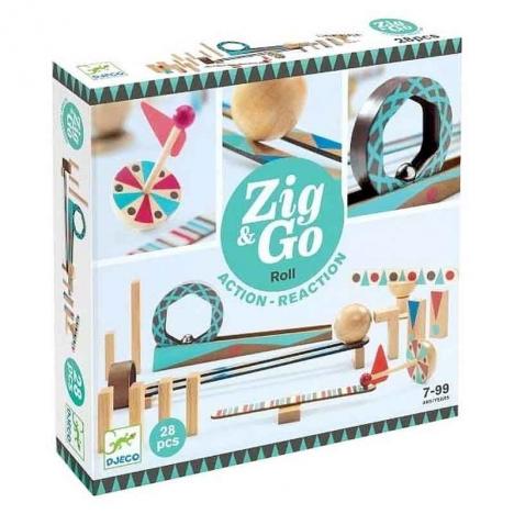 Construcción Zig & Go Roll 28 Piezas (DJECO 35640)