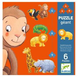Puzzle Evolutivo Ouistiti y sus Amigos (DJECO 37114)