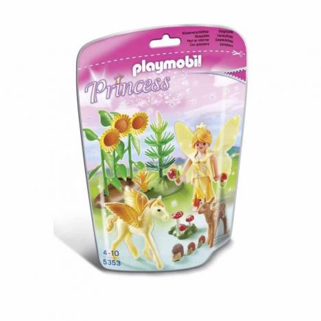 PLAYMOBIL HADA DE OTOÑO CON BEBE PEGASO.