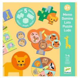 Puzzle Educativo Animales Salvajes (DJECO 38276)