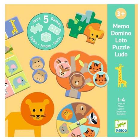 Puzzle Educativo Animales Salvajes (DJECO 38276)
