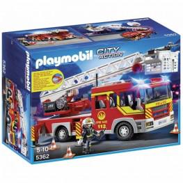 Playmobil Camión de Bomberos y Escalera Con Luces y Sonido