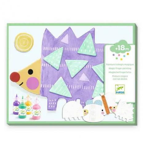 Pintura Mágica de Dedos Formas Pequeñas (DJECO 38984)