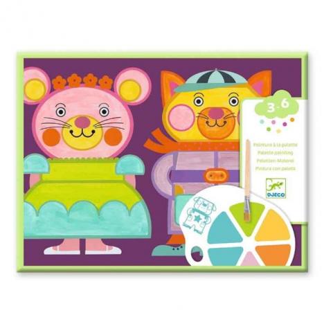 Pintura con Paleta Los Mofletudos (DJECO 39133)