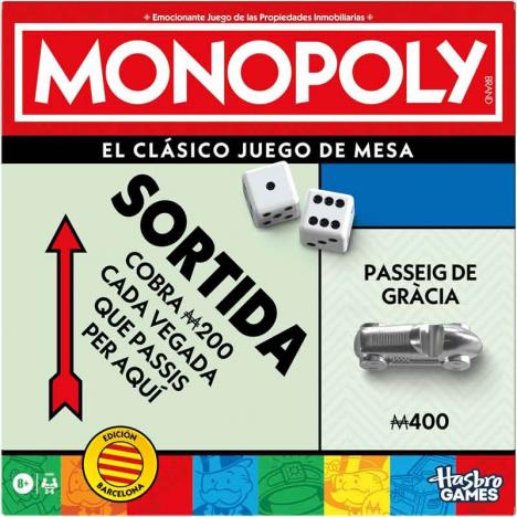 Monopoly Clásico Barcelona (Hasbro G0009B)