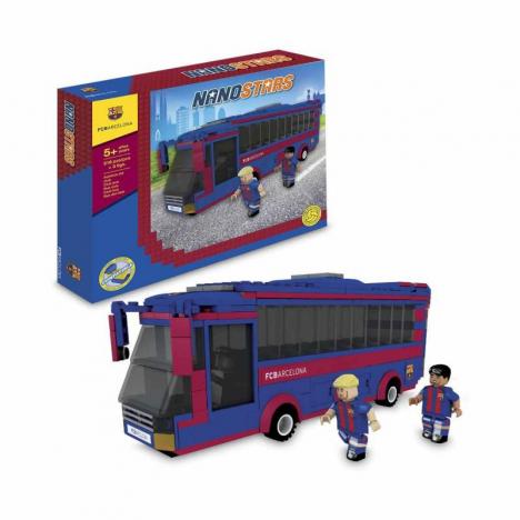 NANOSTARS FCB - AUTOBUS + 3 FIGURAS