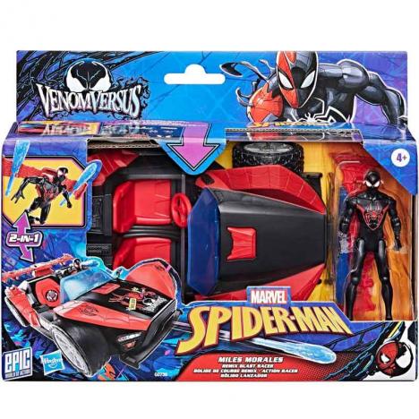Marvel Spiderman Venomversus Bólido Lanzador de Miles Morales (Hasbro G0736)