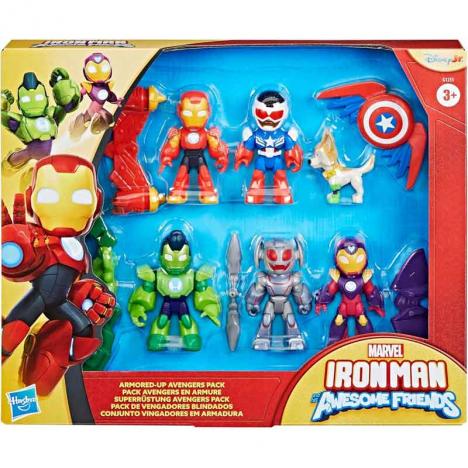 Marvel Iron Man and His Awesome Friends - Pack de Vengadores Blindados (Hasbro G1255)
