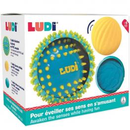 Pack 3 Pelotas Sensoriales (Ludi 130021)