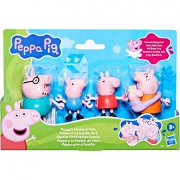 Peppa Pig - Pack 5 Figuras Peppa y su Familia de 5  (Hasbro G0506)