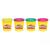 Play-Doh Pack de 4 Botes Colores Vivos (Hasbro G0689)