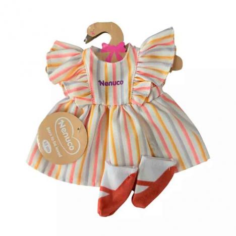Nenuco Ropita en Percha Vestido Rayas 35cm.