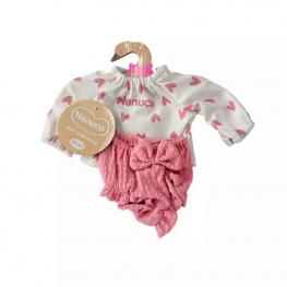 Nenuco Ropita en Percha Vestido Corazones 35cm.