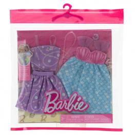 Barbie Pack 2 Modas - Sirena (Mattel HRH44)