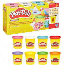 Play-Doh Pack de 8 Botes Colores Arco Iris (Hasbro G0691)
