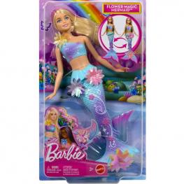 Barbie Sirena Flores Mágicas (Mattel JDM72)
