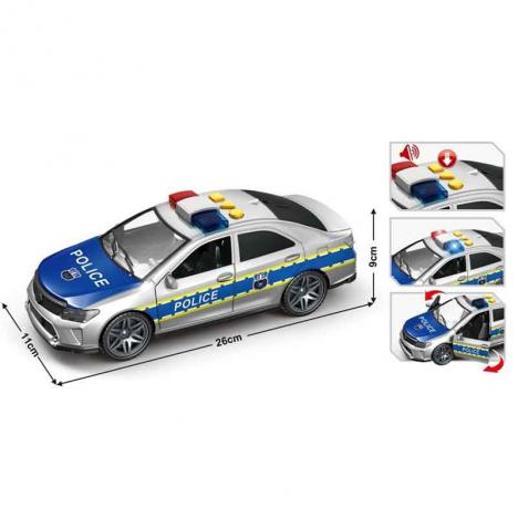 Coche Policía 1:14 con Luz y Sonido