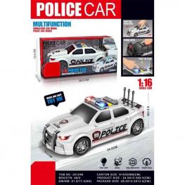 Coche Policía 1:16 con Luz y Sonido
