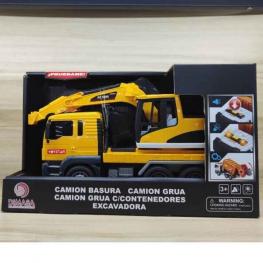 Camión Excavadora 1:14 con Luz y Sonido
