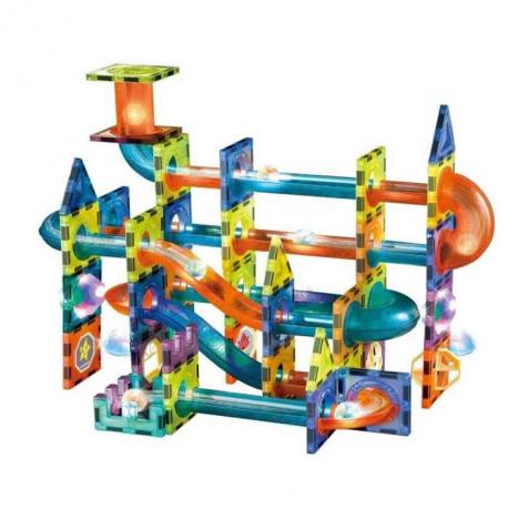 Caja Magnetic Blocks con Luz 110 Piezas