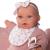 Muñeca Recién Nacida Kika Lloro con Toquilla 27 cm. de Antonio Juan.
