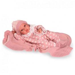 Muñeca Recién Nacida Erika con Toquilla 42 cm. de Antonio Juan.