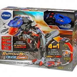 Switch & Go Dinos 4 en 1 Mega T-Rex S.O.S. (Vtech 80549522)