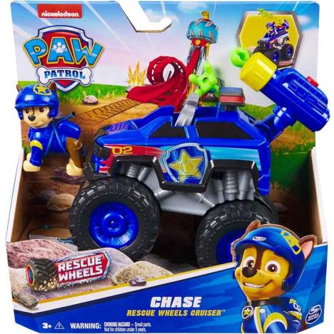 Patrulla Canina Rescue Wheels Chase Vehículo y Figura (Spin Master 6069302)