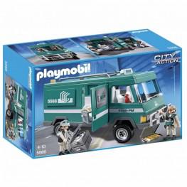PLAYMOBIL VEHICULO PARA TRANSPORTAR DINERO.