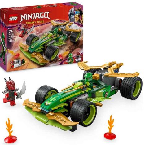 Lego 71828 Ninjago - Coche de Carreras con Motor de Carga Manual de Lloyd