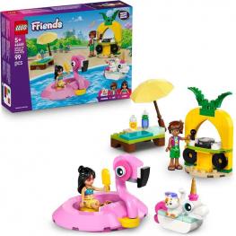 Lego 42658 Friends - Fiesta en la Piscina con Flamenco y Unicornio