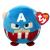 TY Peluche Beanie Ball 10 cm - Capitän América