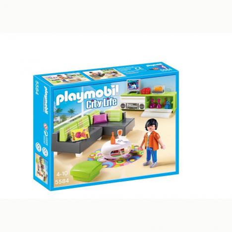 PLAYMOBIL SALA DE ESTAR MODERNA.