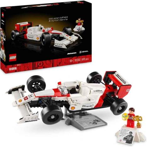 Lego 10330 Icons -  McLaren MP4/4 y Ayrton Senna
